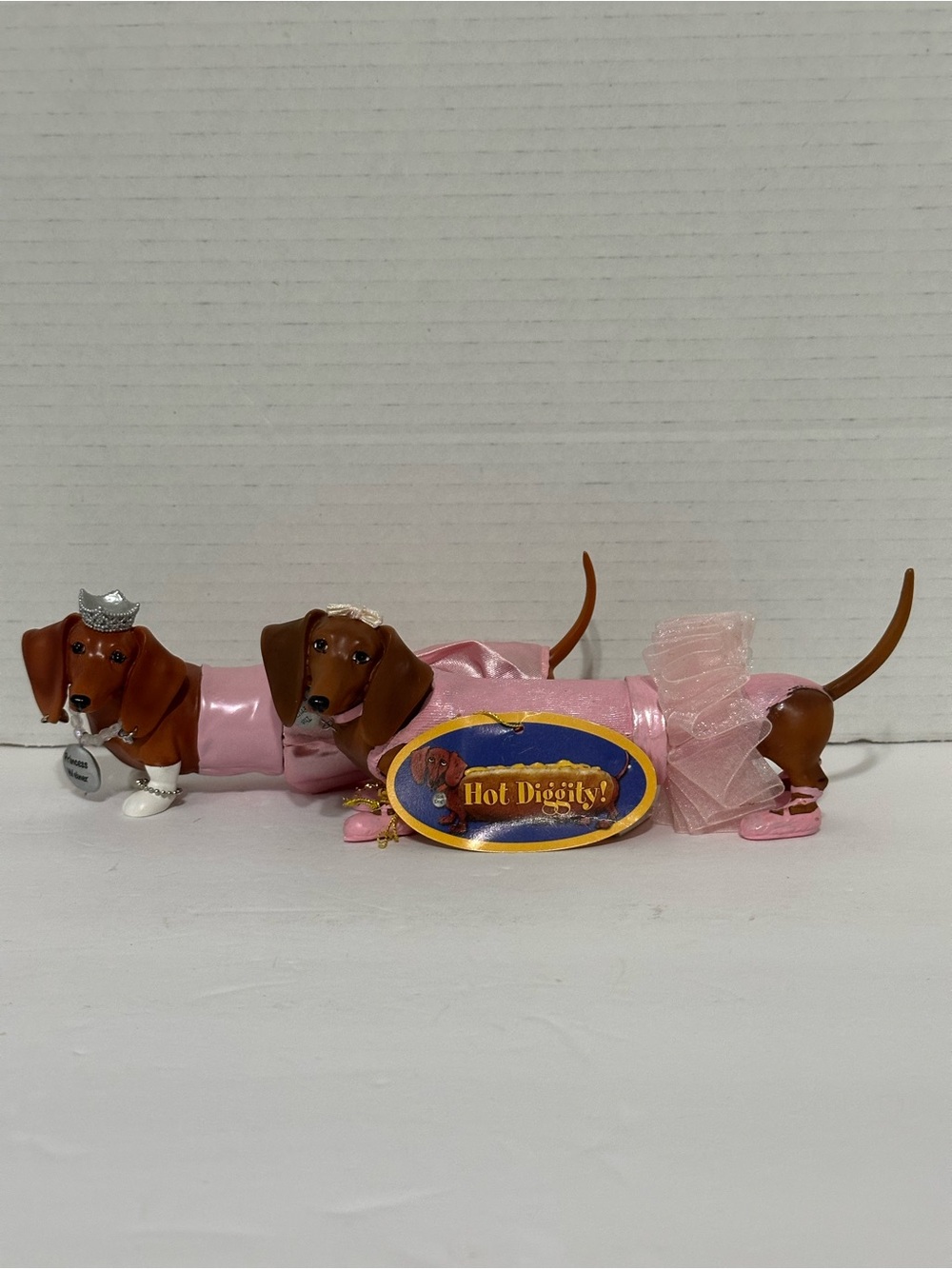 Westland Hot Diggity Dog Dachshund Resin Figurines Set of 2 #5